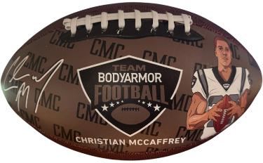 Christian McCaffrey Team BODYARMOUR Full Size Promotional NFL Football NEW/RARE