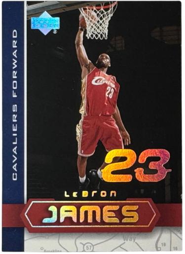 LeBron James 2002-03 Upper Deck UD Superstars Rookie Gift Box Bonus Card #LBJ2 (Cleveland Cavaliers)