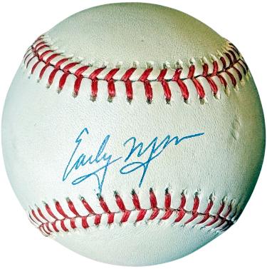Early Wynn signed Official Rawlings ROAL American League Baseball Imperfect- COA (Senators/Indians/White Sox)