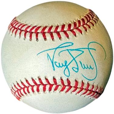 Darryl Strawberry Official Rawlings RONL National League Baseball Imperfect- COA (Mets/Yankees)