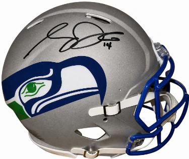 Sam Darnold signed Seattle Seahawks Riddell NFL Authentic Speed Throwback Full Size Helmet- Beckett Witnessed (SB CHAMP)
