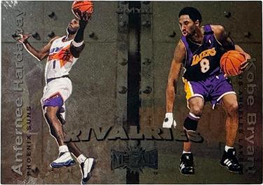 Kobe Bryant/Anfernee Hardaway 1999-00 Skybox Metal Rivalries Card #6 of 15 R