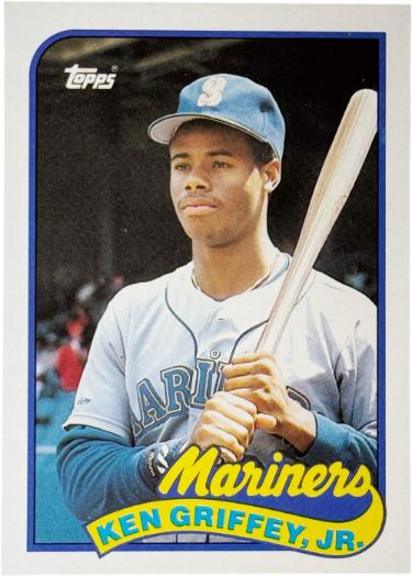 Ken Griffey, Jr 1989 Topps Traded Rookie Card (RC) #41T (Seattle Mariners/HOF)