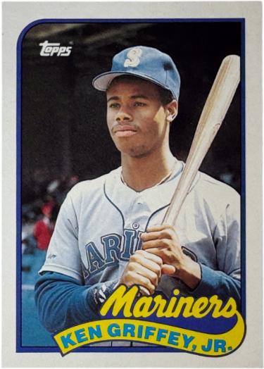 Ken Griffey, Jr 1989 Topps Traded Rookie Card (RC) #41T (Seattle Mariners/HOF)