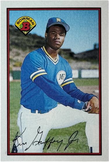 Ken Griffey Jr 1989 Bowman Rookie Card (RC) #220 (Seattle Mariners/HOF)