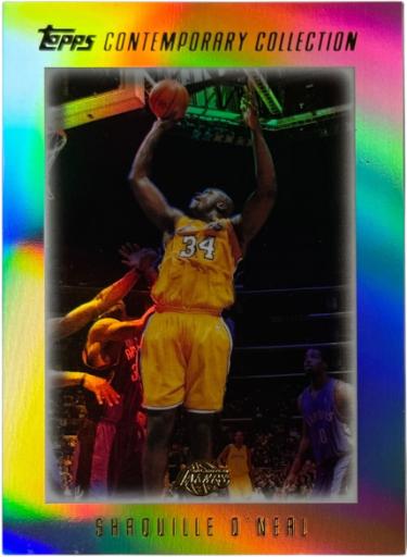 Shaquille O�Neal 2003-04 Topps Contemporary Collection Refractor Holo Foil Card #57 (Los Angeles Lakers/HOF)