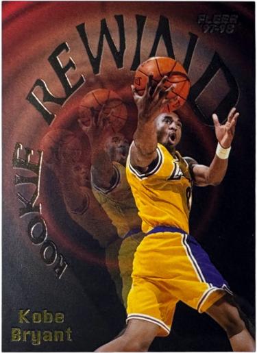 Kobe Bryant 1997-98 Fleer Rookie Rewind Insert Card #3 (Los Angeles Lakers/HOF)