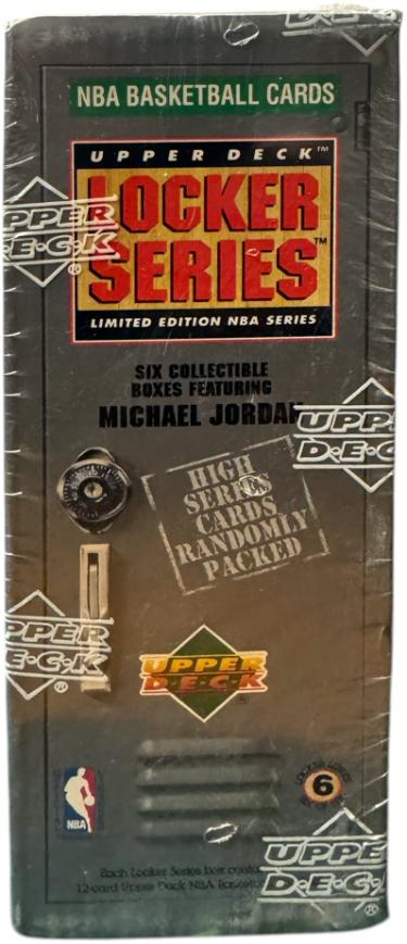 1991-92 Upper Deck Michael Jordan Locker Series Box #6/High Series 7PK/84 Cards- Factory Sealed