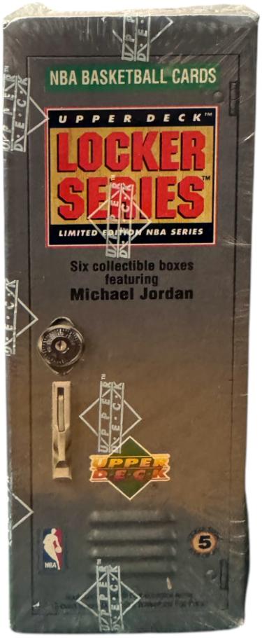 1991-92 Upper Deck Michael Jordan Locker Series Box #5- 7PKS/84 Cards- Factory Sealed