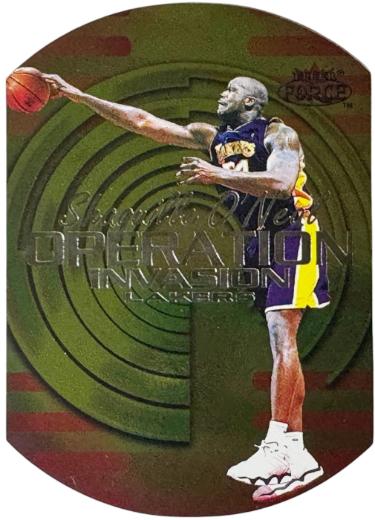 Shaquille O'Neal 1999-00 Fleer Force Operation Invasion Forcefield Card #11OI (Los Angeles Lakers/HOF)