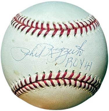 Phil Rizzuto signed Rawlings ROAL American League Baseball ROY '41 imperfect- Steiner Hologram (New York Yankees)