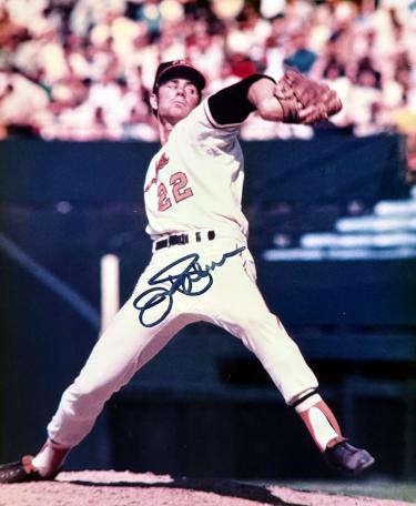 Jim Palmer signed Baltimore Orioles 8x10 Photo- Tuff Stuff COA/Show Ticket (HOF)