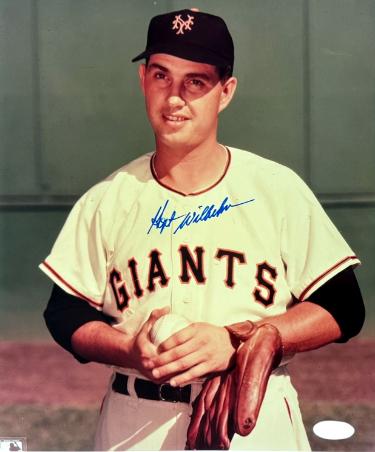 Hoyt Wilhelm signed New York Giants MLB 8x10 Photo - Steiner Sports Hologram/COA