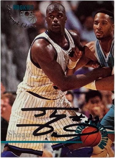 Shaquille O'Neal 1995 Classic Rookies Signature Edition Card #105 (Orlando Magic/HOF)