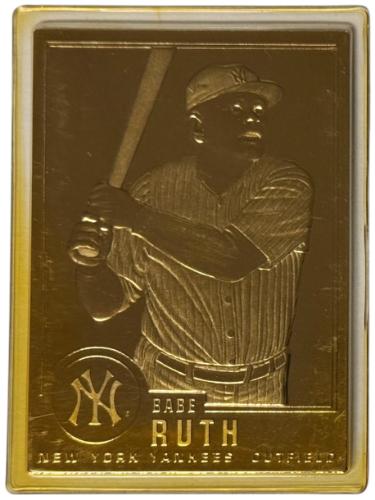 Babe Ruth 1996 CMG Worldwide 22K Gold Foil Card #30 (New York Yankees/HOF)