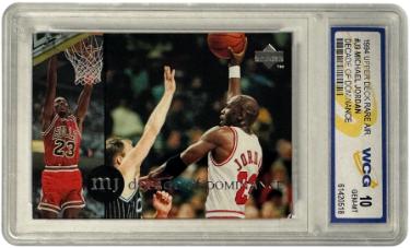 Michael Jordan 1994 Upper Deck Decade of Dominance Card #J9- WCG Graded 10 Gem Mint (Chicago Bulls/GOAT/HOF)