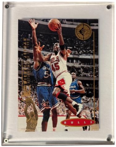 Michael Jordan 1995 Upper Deck SP Championship He's Back Jumbo Card - Limited Edition #03639/7500 (Chicago Bulls/GOAT/HOF)