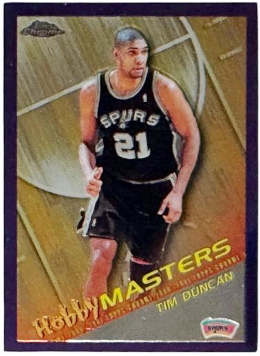 Tim Duncan 2000-01 Topps Chrome Hobby Masters Card #HM3 (San Antonio Spurs/HOF)