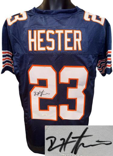 Devin Hester signed Chicago Custom Stitched Pro Style Football Jersey- JSA Witnessed (HOF)