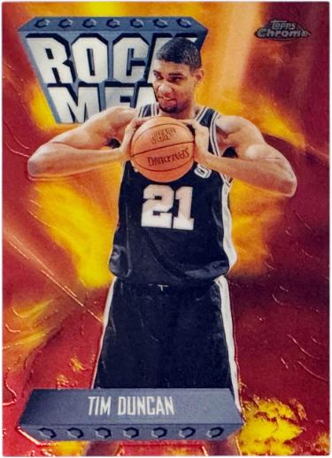 Tim Duncan 1998-99 Topps Chrome Season's Best Rock Men Card #SB17 (San Antonio Spurs/HOF)