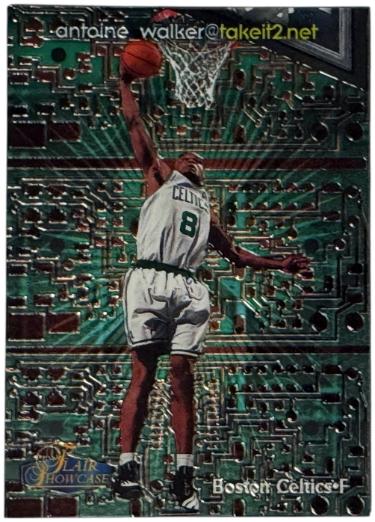 Antoine Walker 1998-99 Flair Showcase takeit2net Card #6TN /1000 SP RARE (Boston Celtics)
