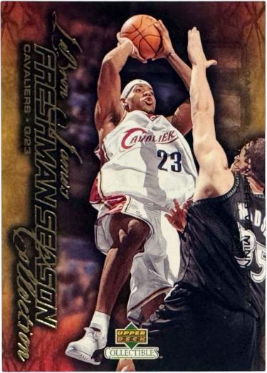 LeBron James 2003-04 Upper Deck Collectibles Freshman Season Rookie Card RC #13 (Cleveland Cavaliers)