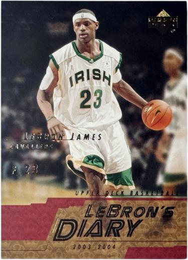 LeBron James 2003-04 Upper Deck LeBron's Diary Rookie Card RC) #LJ1 (Cleveland Cavaliers)