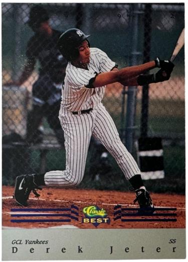 Derek Jeter 1992 Classic Best Minor League Blue Rookie Card (RC) #BC22 (New York Yankees/HOF)