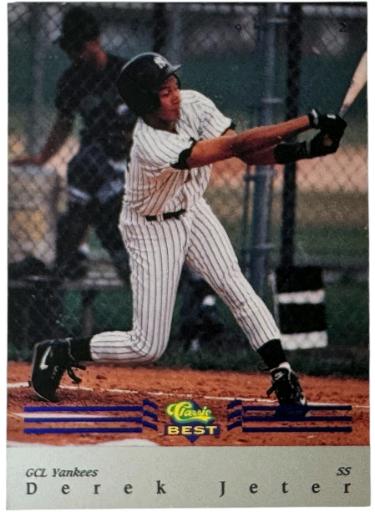 Derek Jeter 1992 Classic Best Minor League Blue Rookie Card (RC) #BC22 (New York Yankees/HOF)