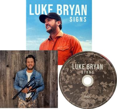 Luke Bryan signed 2026 SIGNS MCA Records 4.75x4.75 Art Insert/Booklet/CD w/ Case- COA (Hunt Edition) Country/Pop Music