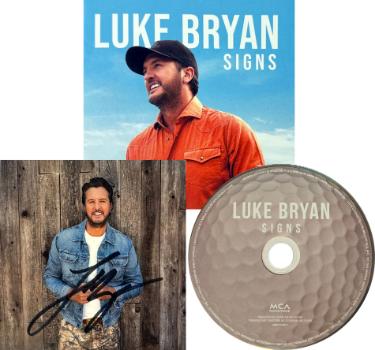 Luke Bryan signed 2026 SIGNS MCA Records 4.75x4.75 Art Insert/Booklet/CD w/ Case- COA (Golf Edition) Country/Pop Music