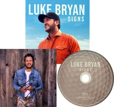 Luke Bryan signed 2026 SIGNS MCA Records 4.75x4.75 Art Insert/Booklet/CD w/ Case- COA (Golf Edition) Country/Pop Music