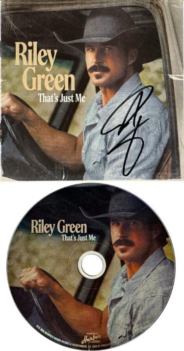Riley Green signed 2026 That's Just Me CD Album Cover Booklet w/ CD & Case� COA