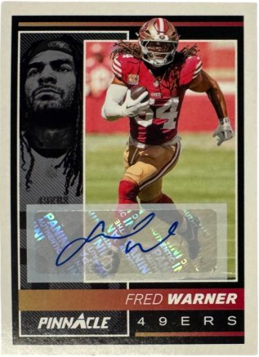 Fred Warner signed 2024 Panini Encore Auto Card #175- /199 (San Francisco 49ers)