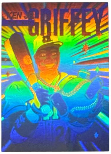 Ken Griffey, Jr. 1992 Arena Holograms Card #1 The Kid RARE (Seattle Mariners/HOF)