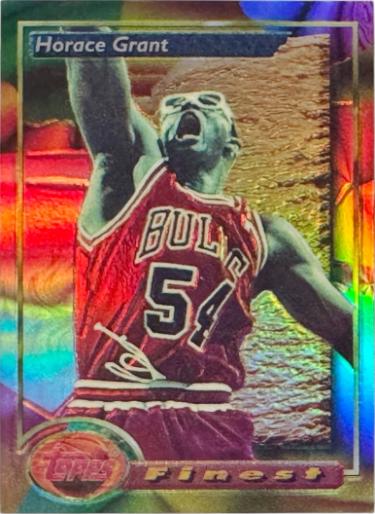Horace Grant 1993-94 Topps Finest Refractor Card #89 (Chicago Bulls)