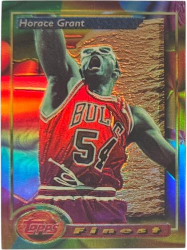 Horace Grant 1993-94 Topps Finest Refractor Card #89 (Chicago Bulls)
