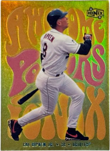 Cal Ripken, Jr 2000 Upper Deck Ionix Awesome Powers Card #AP7 (Baltimore Orioles/HOF)