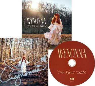 Wynonna Judd signed 2026 The Hard Truth 4.75x4.75 Art Card Insert/CD/Case- COA