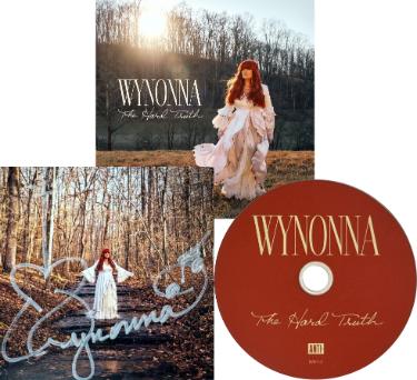 Wynonna Judd signed 2026 The Hard Truth 4.75x4.75 Art Card Insert/CD/Case- COA