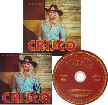 Miranda Lambert signed 2026 Crisco MCA 4.75x4.75 Art Card Insert/CD/Case - COA