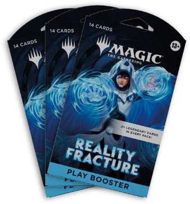 Magic The Gathering Reality Fracture Sleeved Play Booster LOT OF 3 - New/Sealed