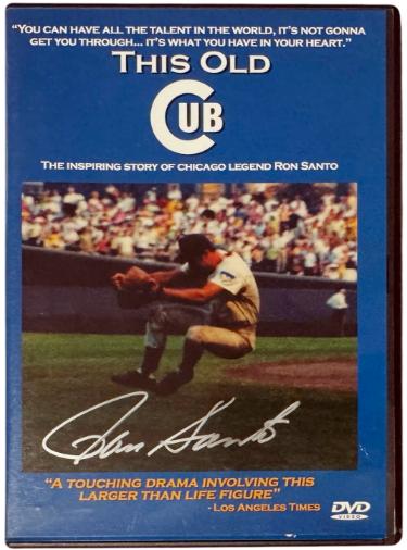 Ron Santo signed 2004 This Old Cub DVD - COA (HOF/Chicago Cubs/HOF/9XAS)