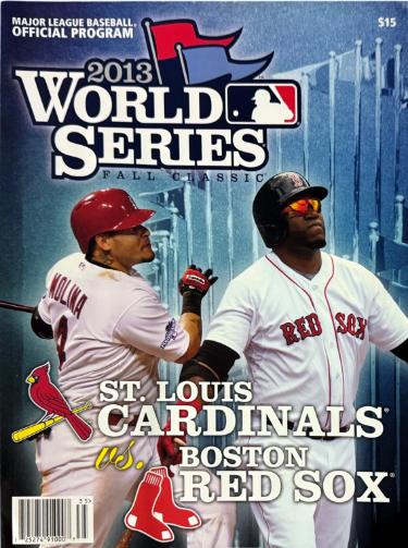 2013 World Series MLB Game Program- Cardinals vs Reds - New/Minor Cover Wear