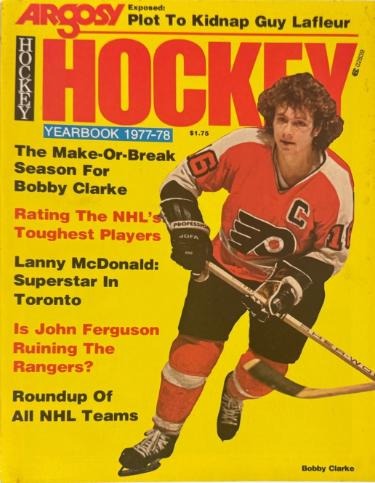 1977-78 Argosy NHL Hockey Yearbook- Bobby Clarke Flyers Cover - Great Condition