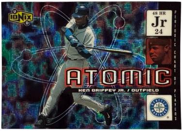 Ken Griffey Jr. 2000 Upper Deck Ionix Atomic Card #A3 (Seattle Mariners/HOF)