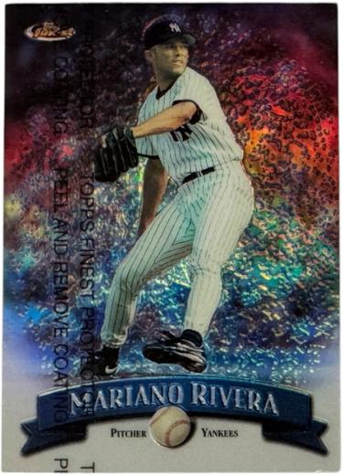 Mariano Rivera 1998 Topps Finest Refractor Card #29r w/Coating (New York Yankees/HOF)
