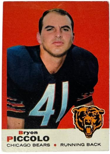 Brian/Bryan/Bryon Piccolo 1969 Topps Rookie Card (RC) #26 (Chicago Bears)