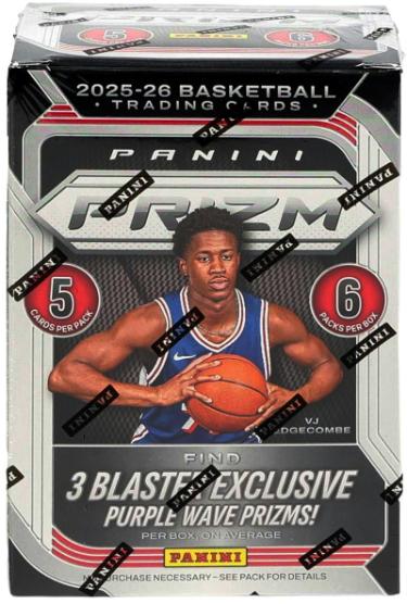 2025-26 Panini Prizm NBA Basketball Blaster Box- 6 PK/5CPP/30CPB - New/Sealed