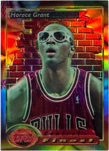 Horace Grant 1993-94 Topps Finest Refractor Card #101 (Chicago Bulls)